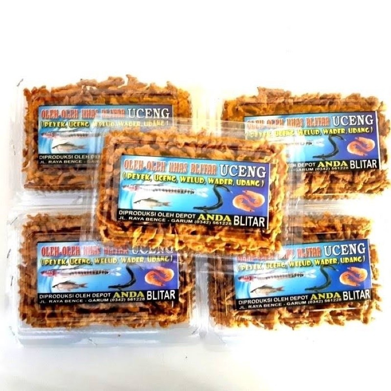 SIAP KIRIM Uceng iwak kali Khas Blitar /  Uceng Crispy oleh-oleh khas blitar - Cipta Rasa Uceng Cris