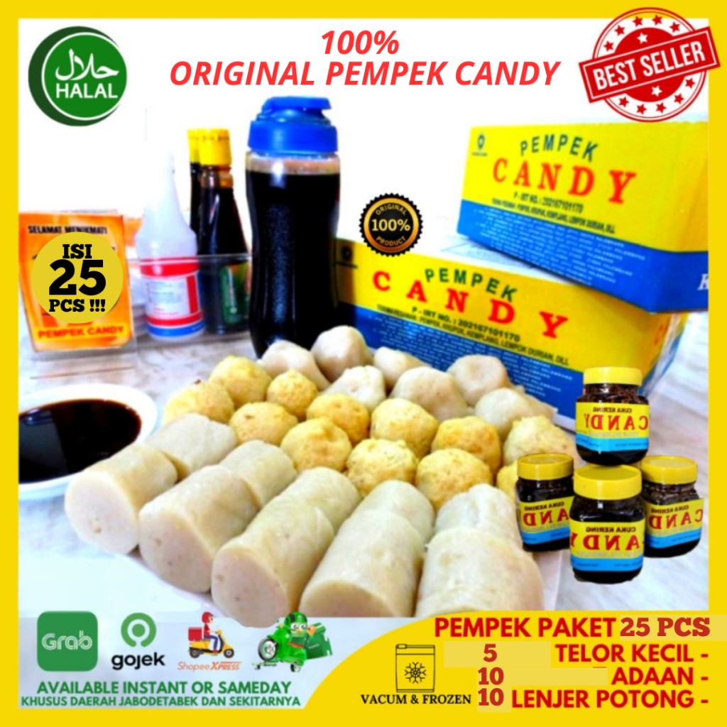 Pempek Candy Palembang Asli Paket C Empek Empek Mpek mpek