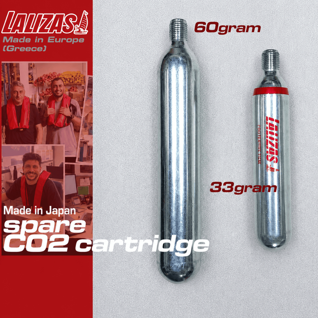 Tabung Co2 33 / 60 gram Lalizas 170N Life Jacket Spare Cartridge Cadangan Baju Pelampung N170 71097 