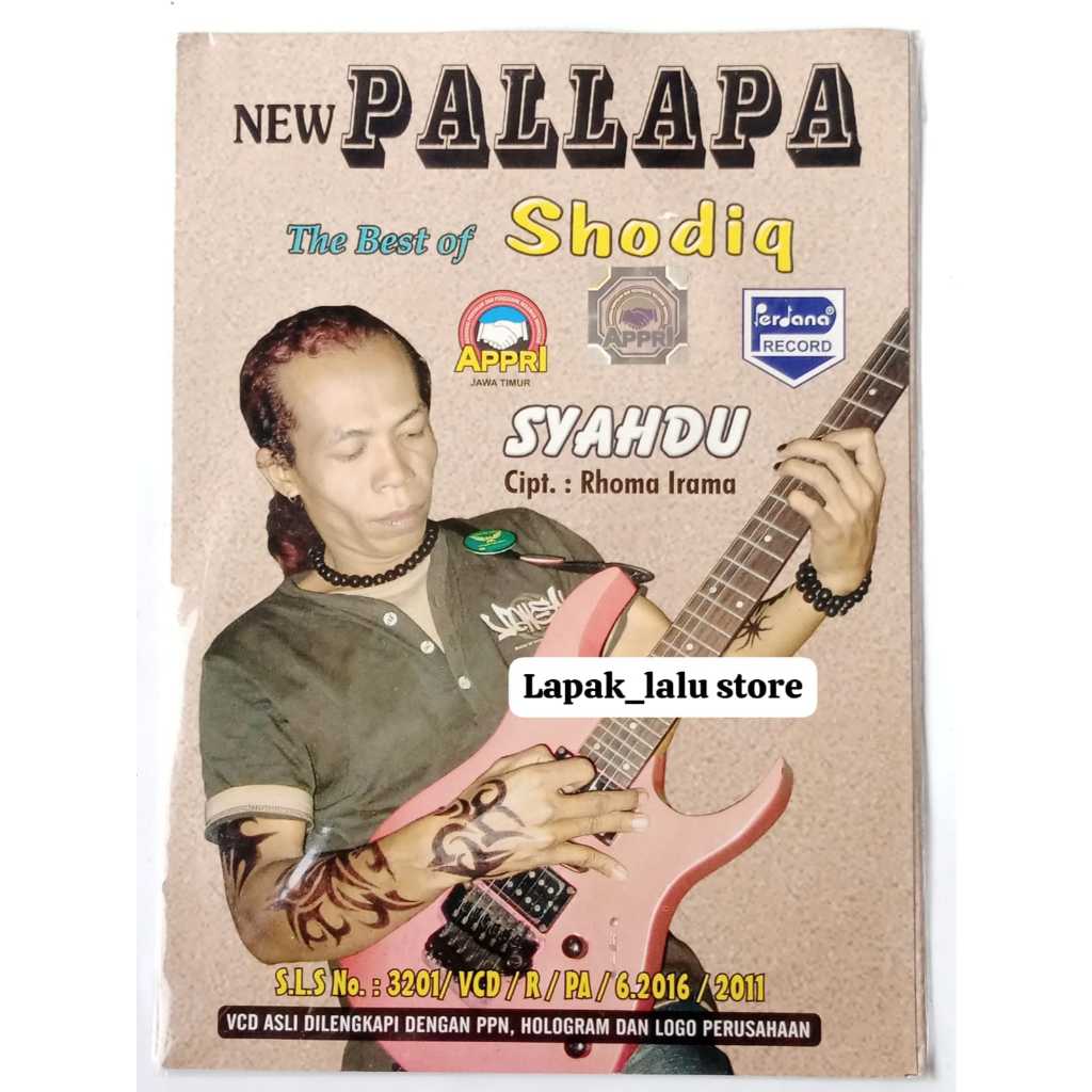 VCD Dangdut New Pallapa The Best Of Shodiq Syahdu