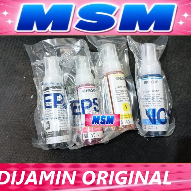 Tinta Printer Epson L121 Original EPSON 664 T664 - Loosepack 40ml TANPA DUS
