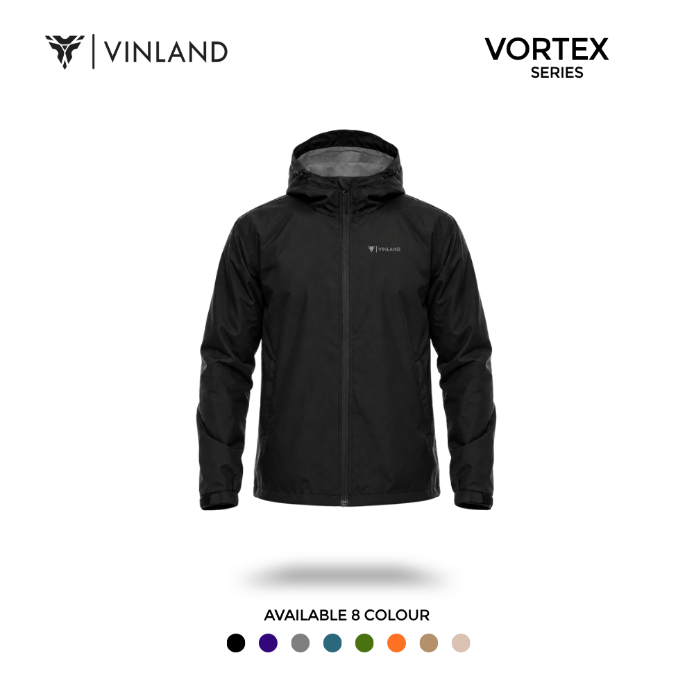 Vinland Jaket Motor Pria Series Vortex