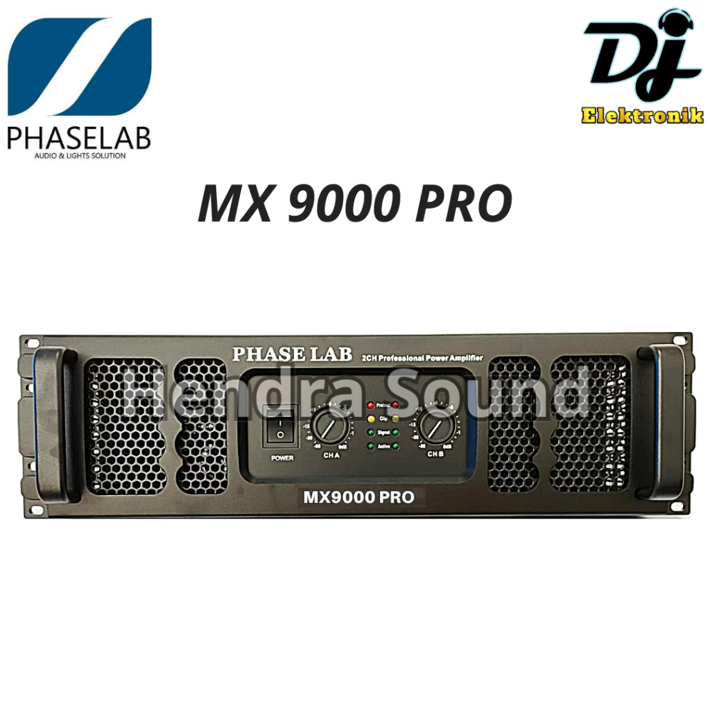 Power Amplifier Phaselab / Phase Lab MX 9000 PRO / MX9000 PRO - 2 channel