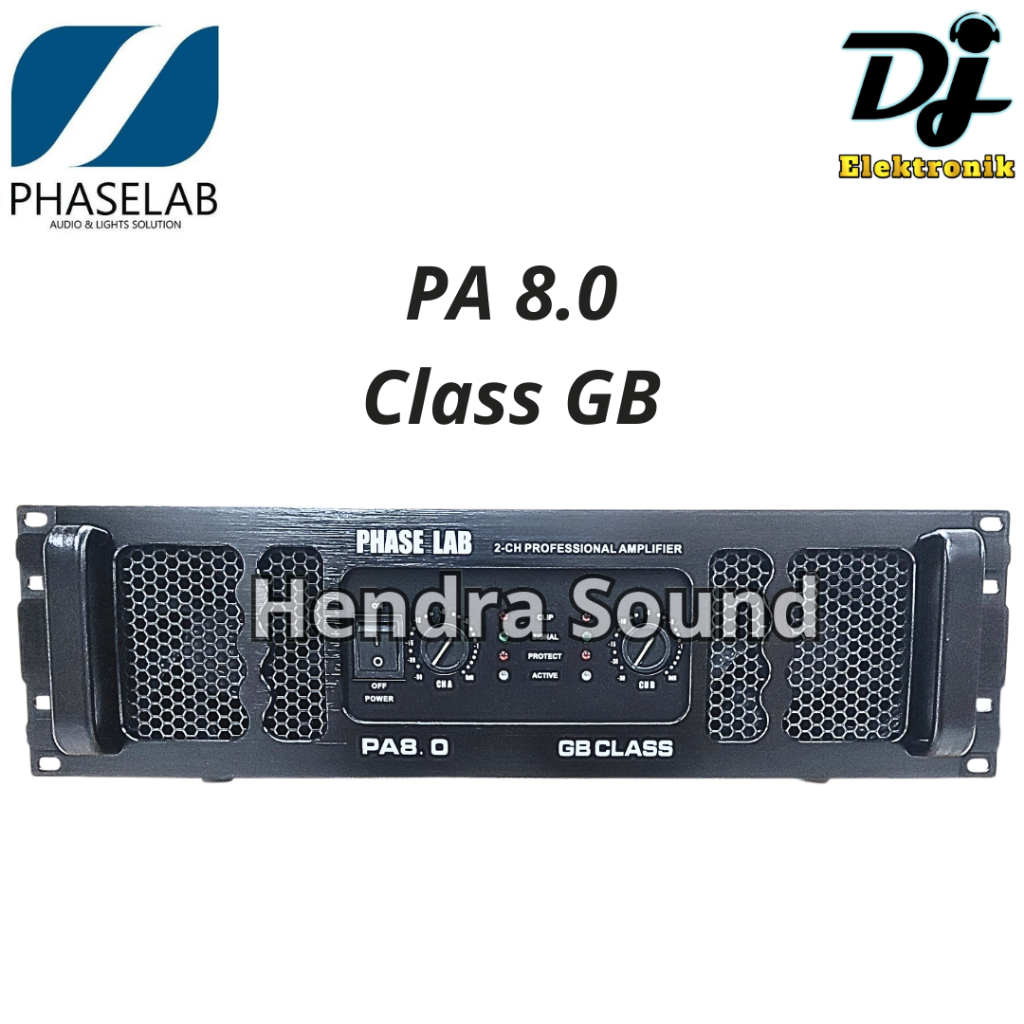 Power Amplifier Phaselab PA 8.0 / PA8.0 - 2 channel