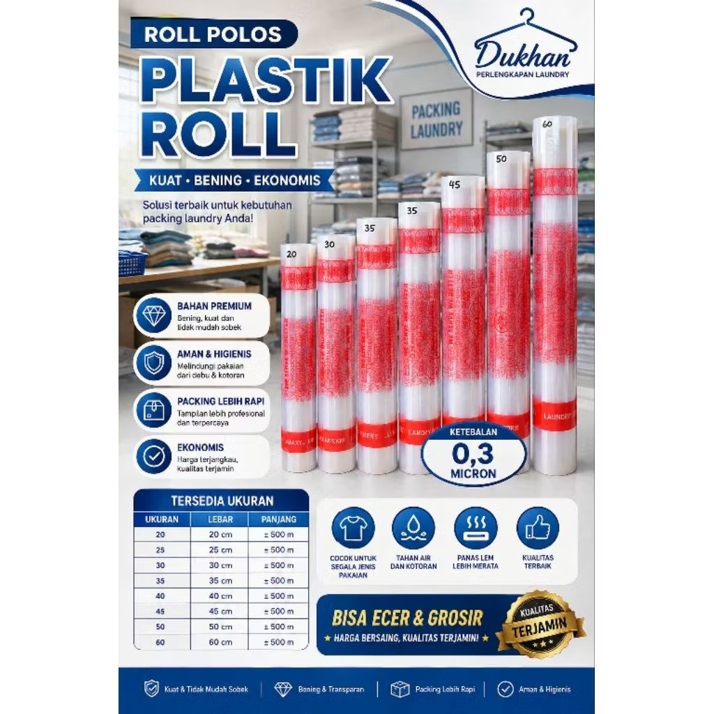 plastik/PP bening roll sablon,roll karpet sablon 1kg