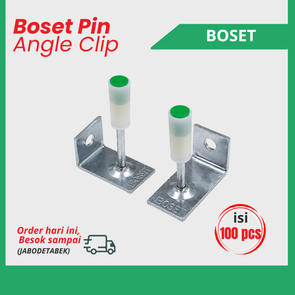 BOSET PIN ANGLE CLIP / PAKU BOSET BETON