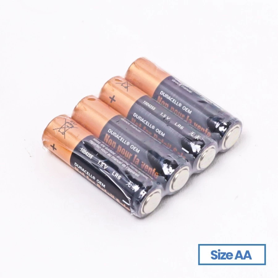 Baterai Duracell AA 1 Pack isi 4 Pcs