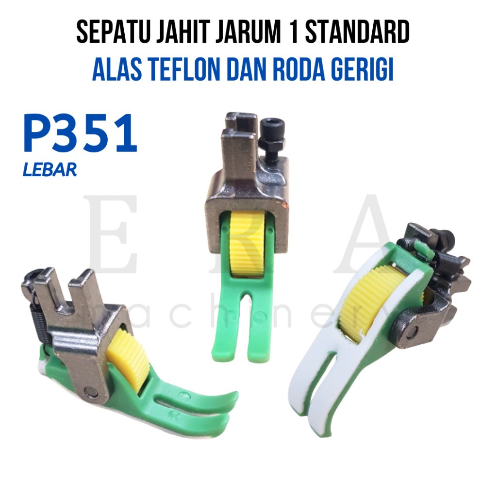 P351 sepatu jahit TEFLON RODA gerigi T351 presser foot high speed single needle jarum 1 industri Bro