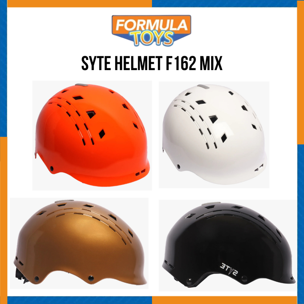 HELMET BATOK SYTE HELMET F162 UKURAN 56-60CM