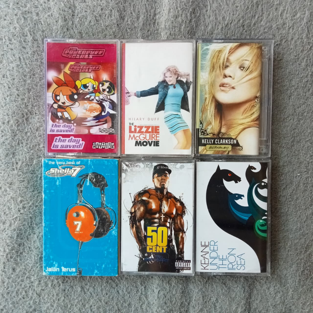 [USED ITEMS] Kaset Pita - Sheila On 7 - Keane - 50 Cent - Kelly Clarkson - Hilary Duff - Soundtrack 
