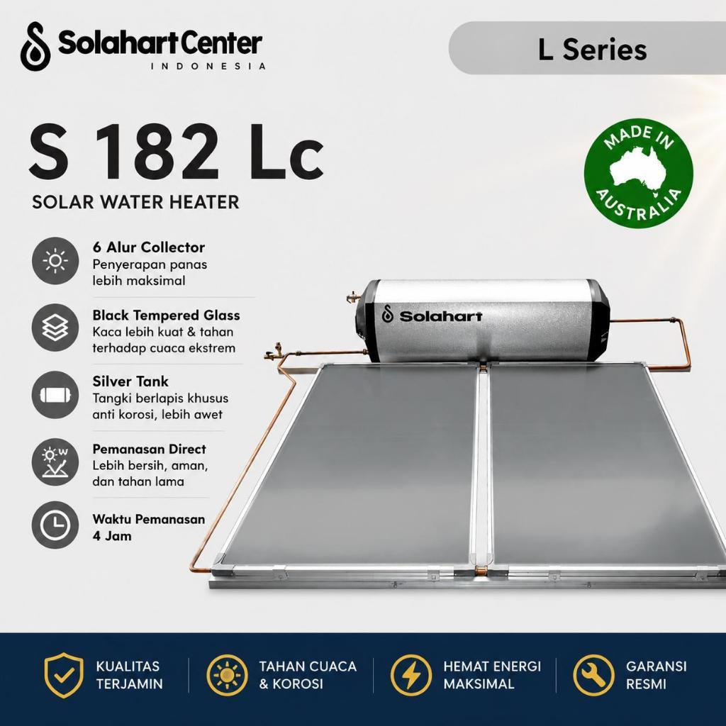Solahart Water Heater Direct 182 L
