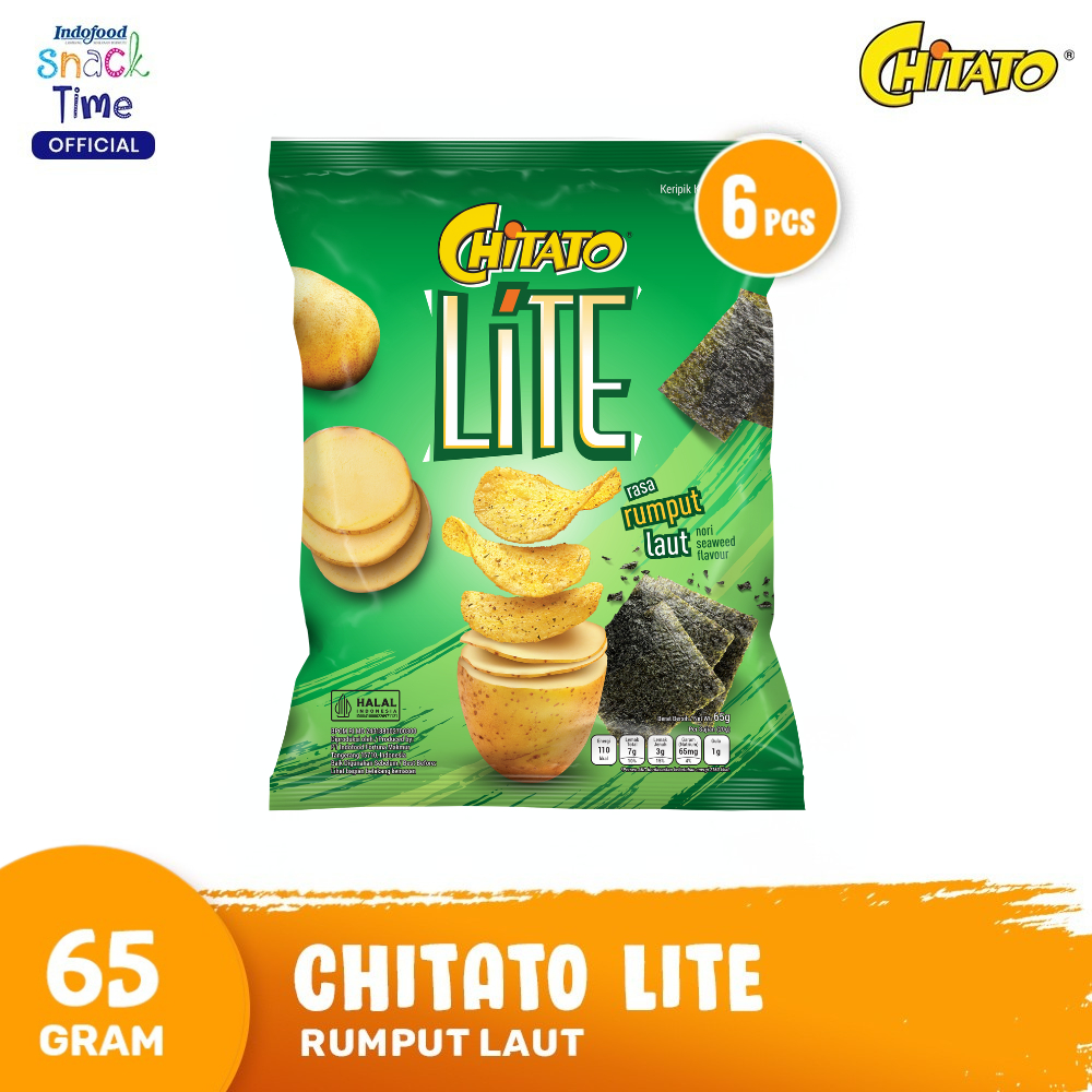 Chitato Lite Rumput Laut 65 Gr - 6 Pcs