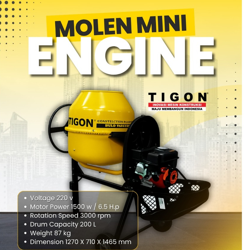 Molen Mini Engine Tigon type TCM-200 G