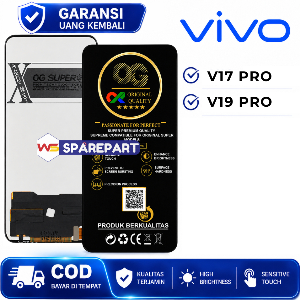 LCD VIVO V17 PRO / VIVO V19 PRO - ORIGINAL FULLSET