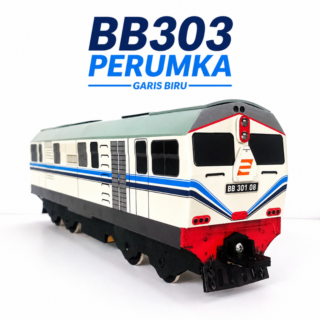 Mainan Kereta Api BB301 08 Jadul