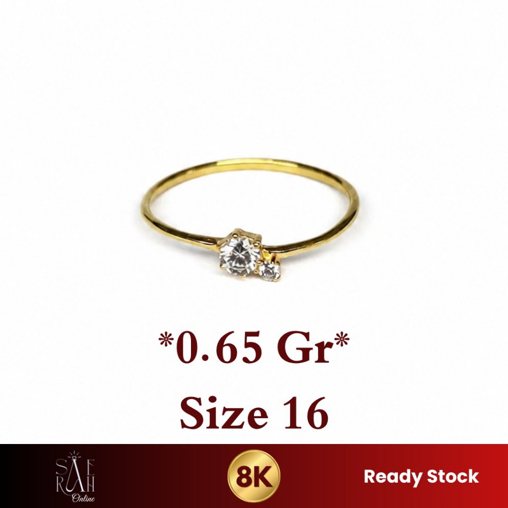 Cincin Emas 8K - 0.65 Gram P407
