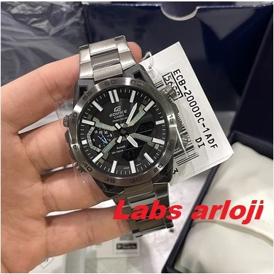 Jam Tangan Pria Casio Edifice ECB-2000DC-1ADF ECB2000DC-1A Original Garansi Resmi 2 Tahun