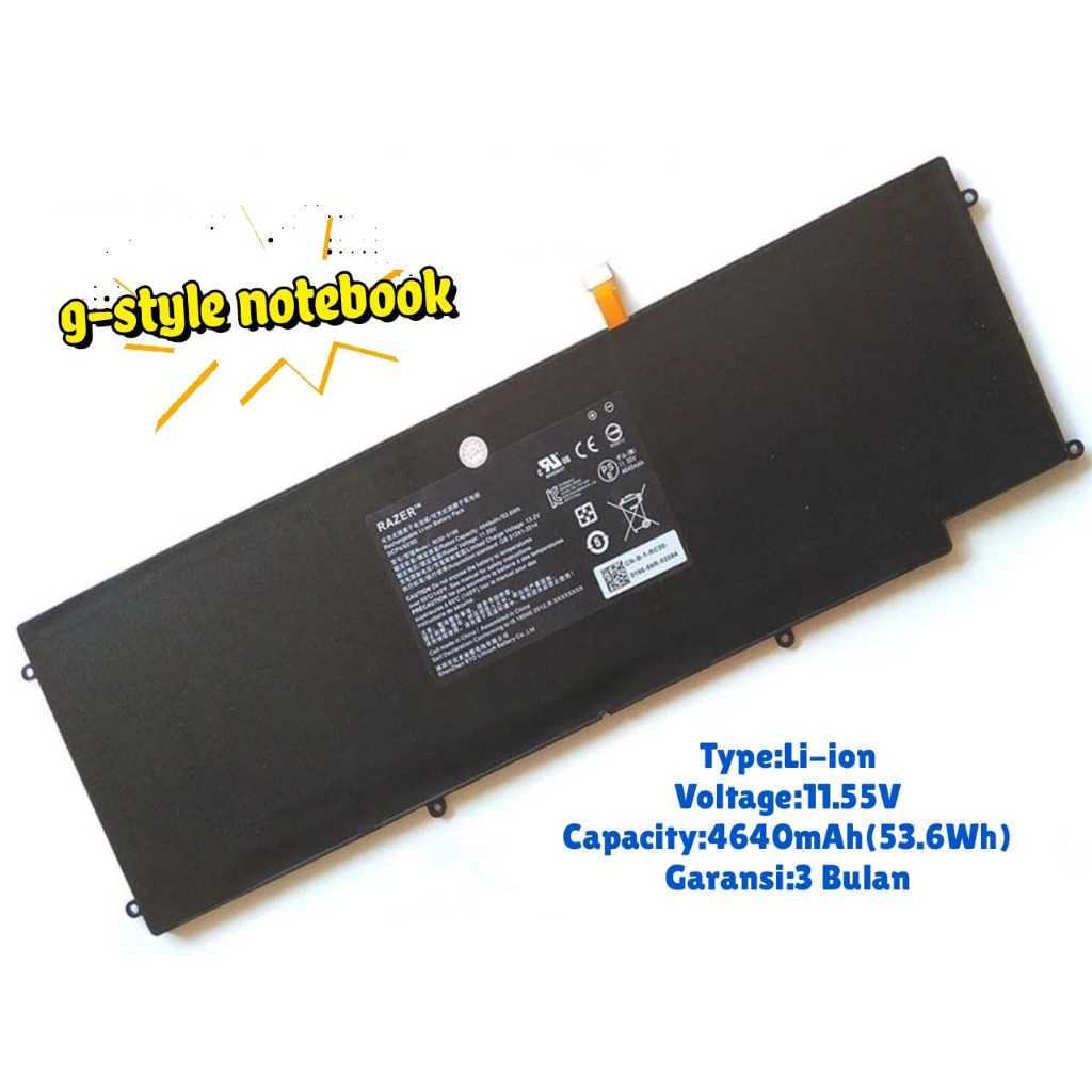 Baterai Laptop Razer Blade Stealth RC30-0196 Original