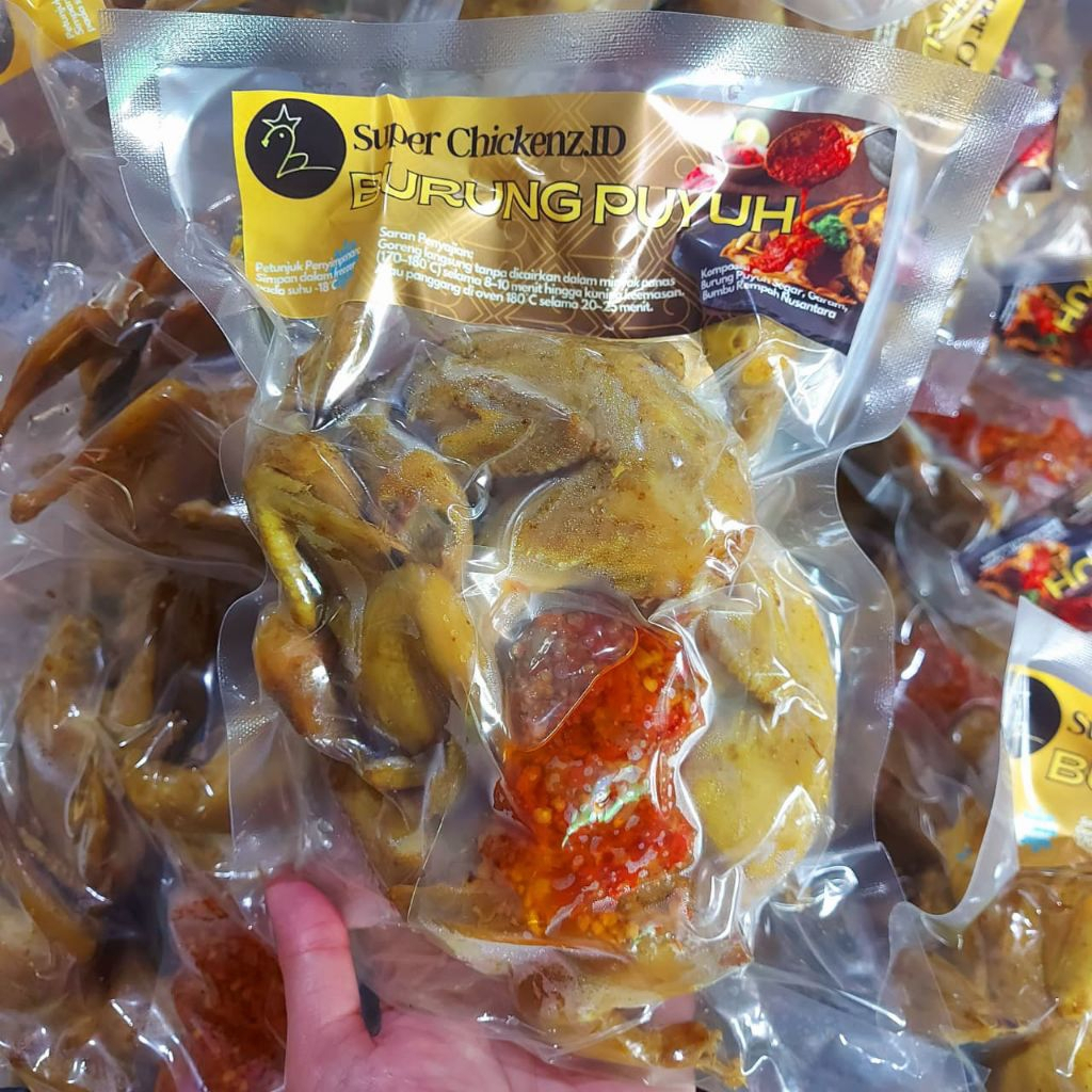 [ BURUNG PUYUH + SAMBAL ] Lauk Cemilan BURUNG PUYUH + Bonus SAMBAL Puyoh Manuk Manok Landa Londo Mal