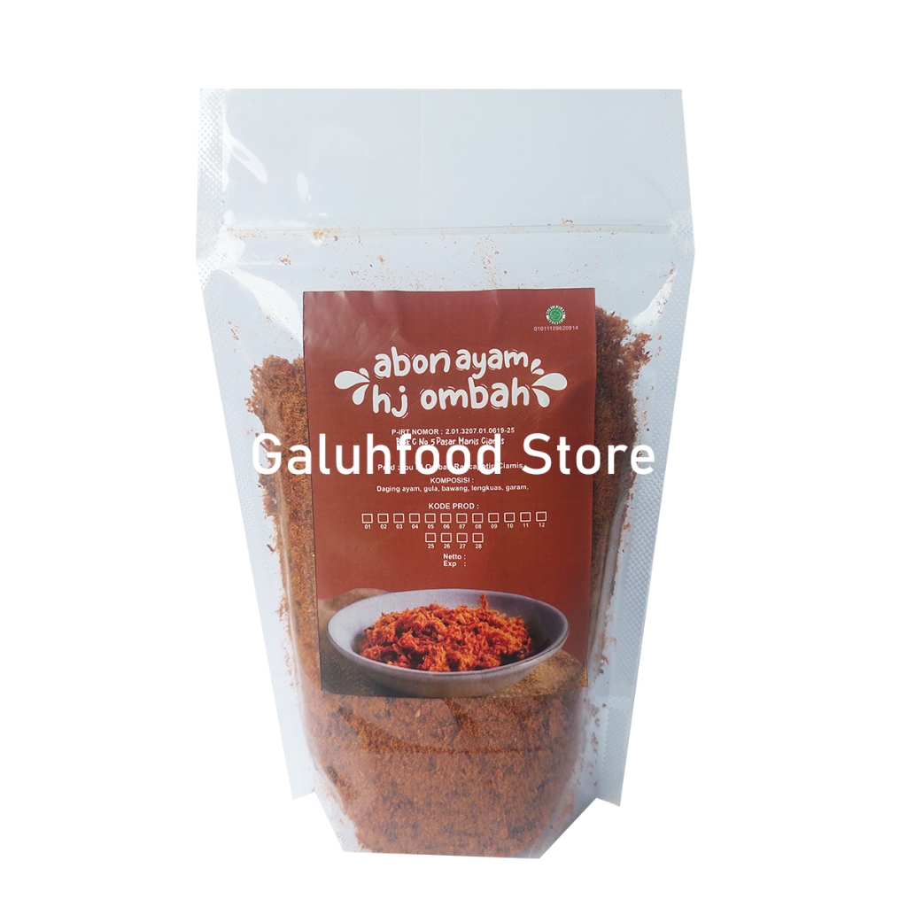 Abon Ayam Ibu Hj Ombah Ciamis 250gr