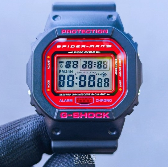 XXX SOLD OUT XXX Jam Tangan Casio G-Shock DW-5600 Collabs Spider Man 3 Preloved / Second