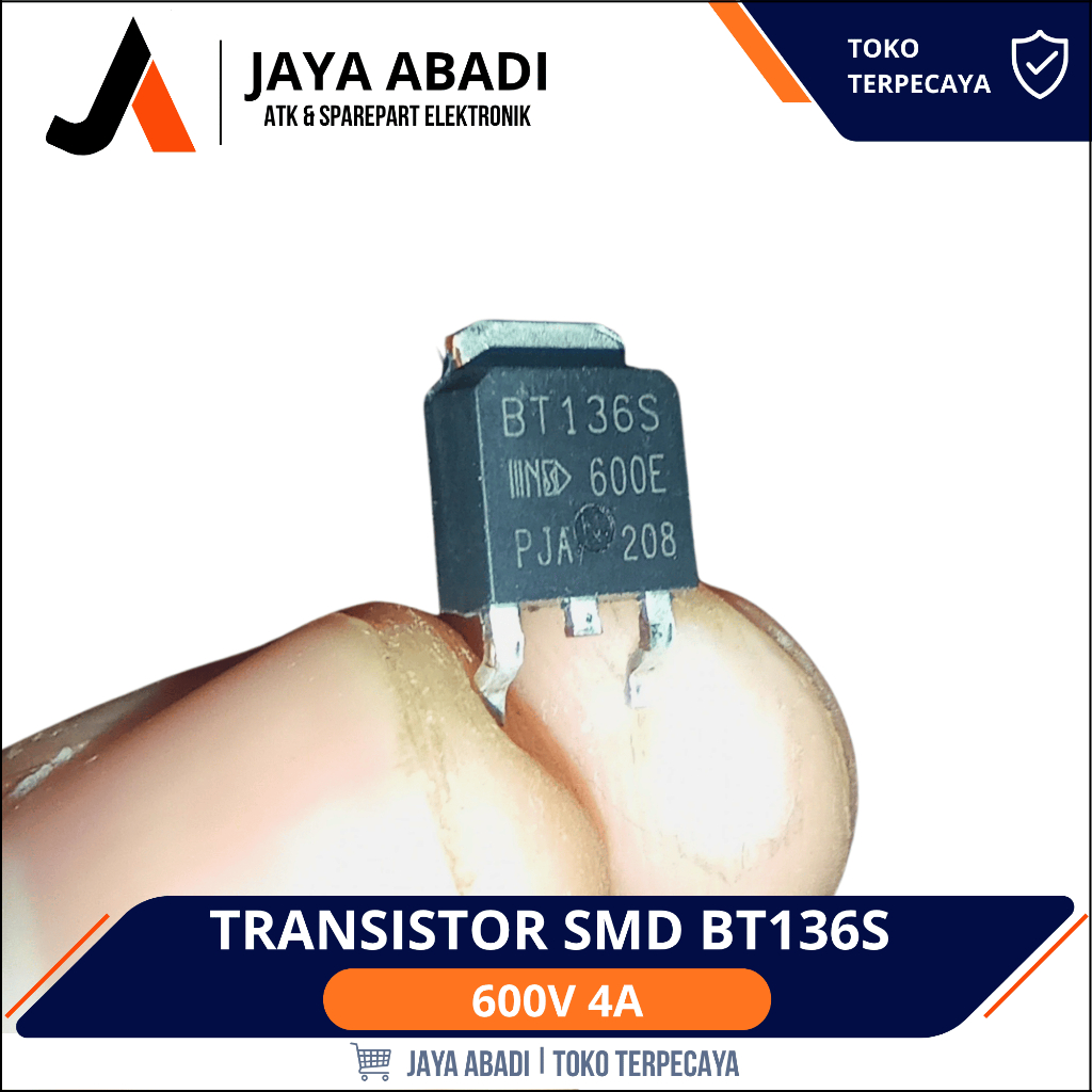Transistor Triac 4a 600v Bt136s Smd - Transistor Untuk modul Solder Adjustable