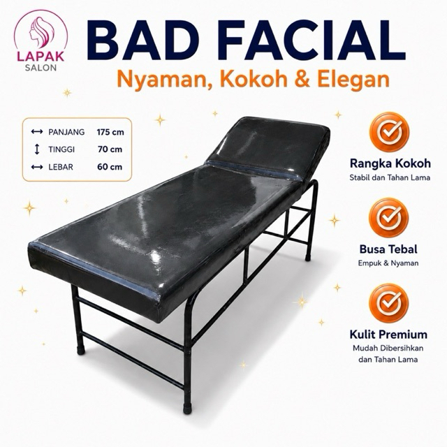 Bad Facial / Bad eyelash extension / ranjang salon kecantikan / Ranjang Massage / Ranjang Spa