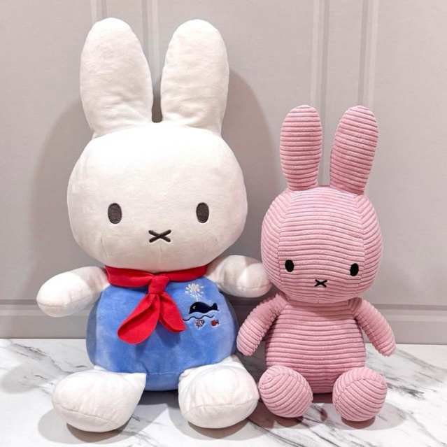 Boneka Plushie Miffy Soft Baby Preferred Jumbo Sz Miffy x Singapore Oceanarium & Corduray Pink Bon t