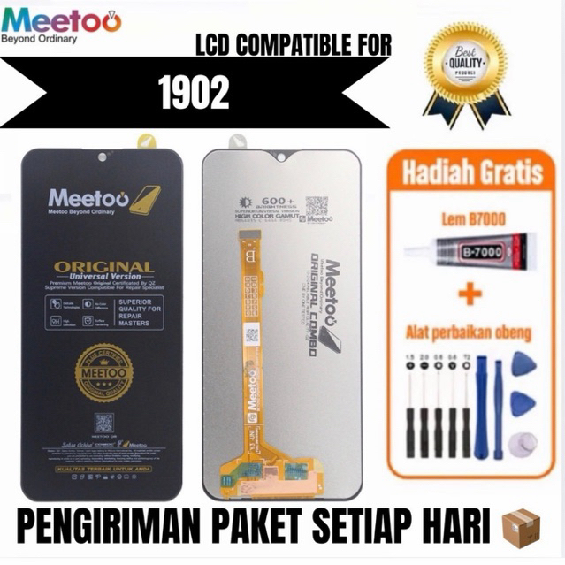 Lcd Touchscreen Vivo 1902 Fullset Original Gratis Lem obeng
