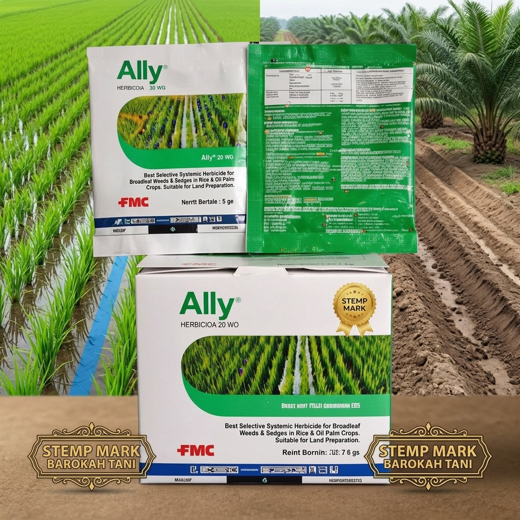 Herbisida Ally 20WG 5gr - Obat Pembasmi Gulma & Teki Padi Sawah Selektif, Herbisida Ally 20 WG FMC 5