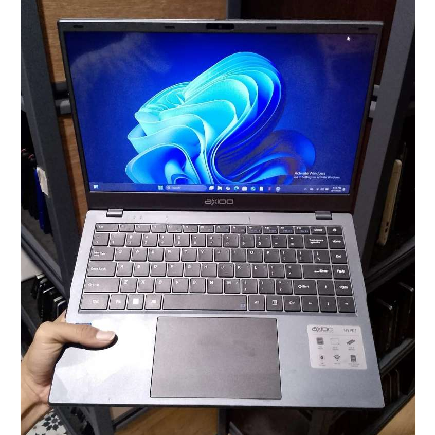 Laptop Axioo Mybook Hype 1 Intel Celeron N4020 Ram 8Gb SSD 128Gb + SSD 128Gb Siap Kantor Second Berk