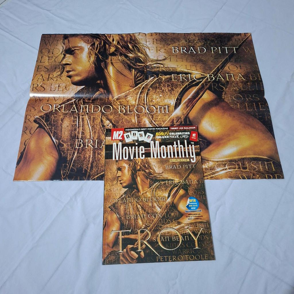 Majalah Movie Monthly Edisi Troy (Poster Lengkap)