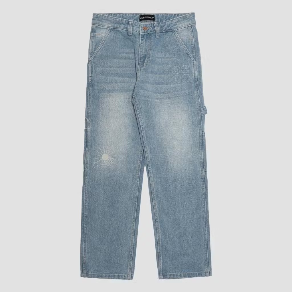 Queenbeer - Carpenter Denim Pants - Shade