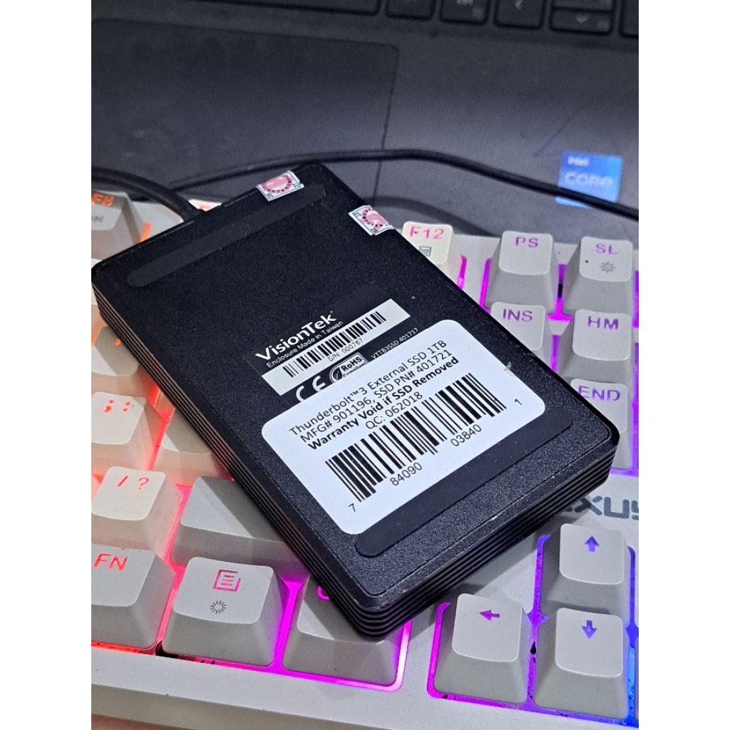 VisionTek Thunderbolt 3 External SSD 1TB