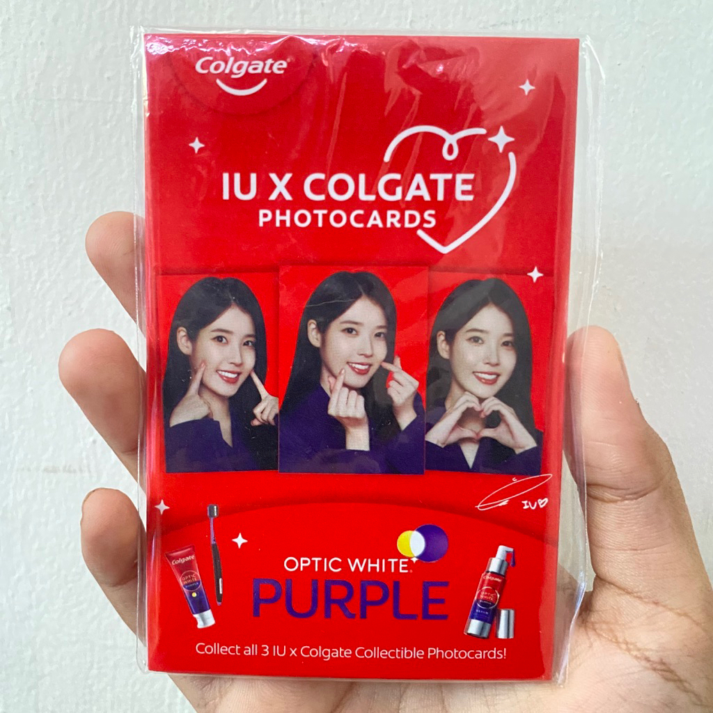 Photocard IU x Colgate SEALED