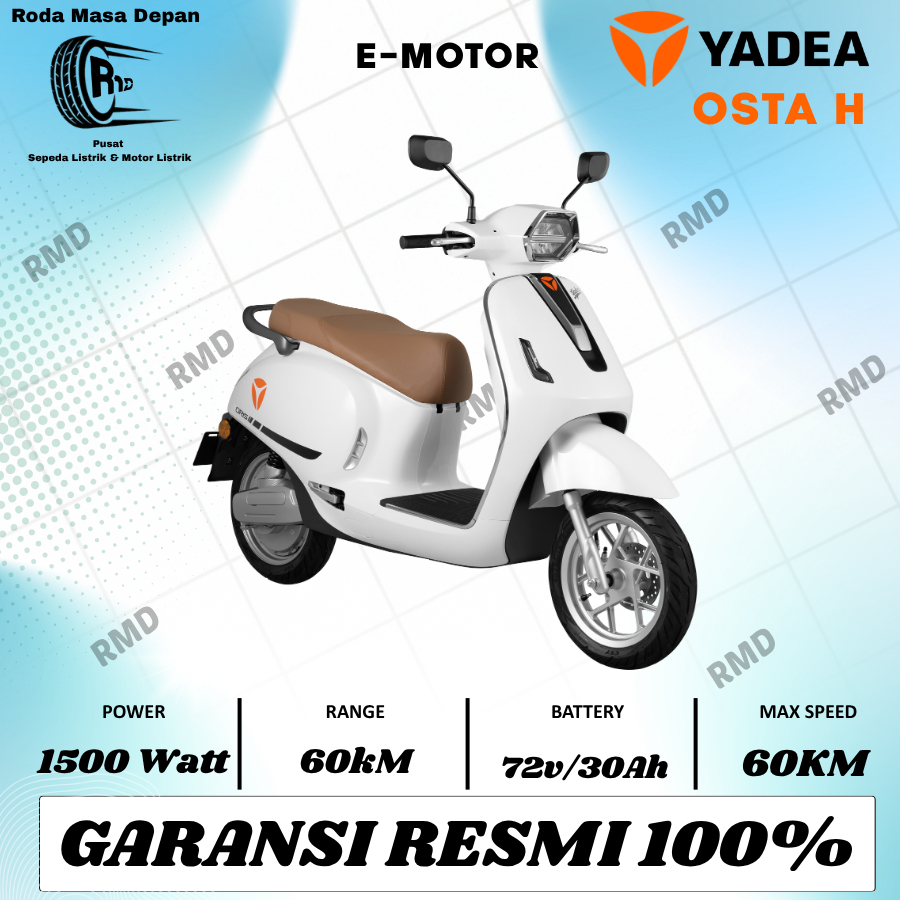 Yadea Motor Listrik Yadea Osta H Garansi Resmi Yadea 2 Tahun
