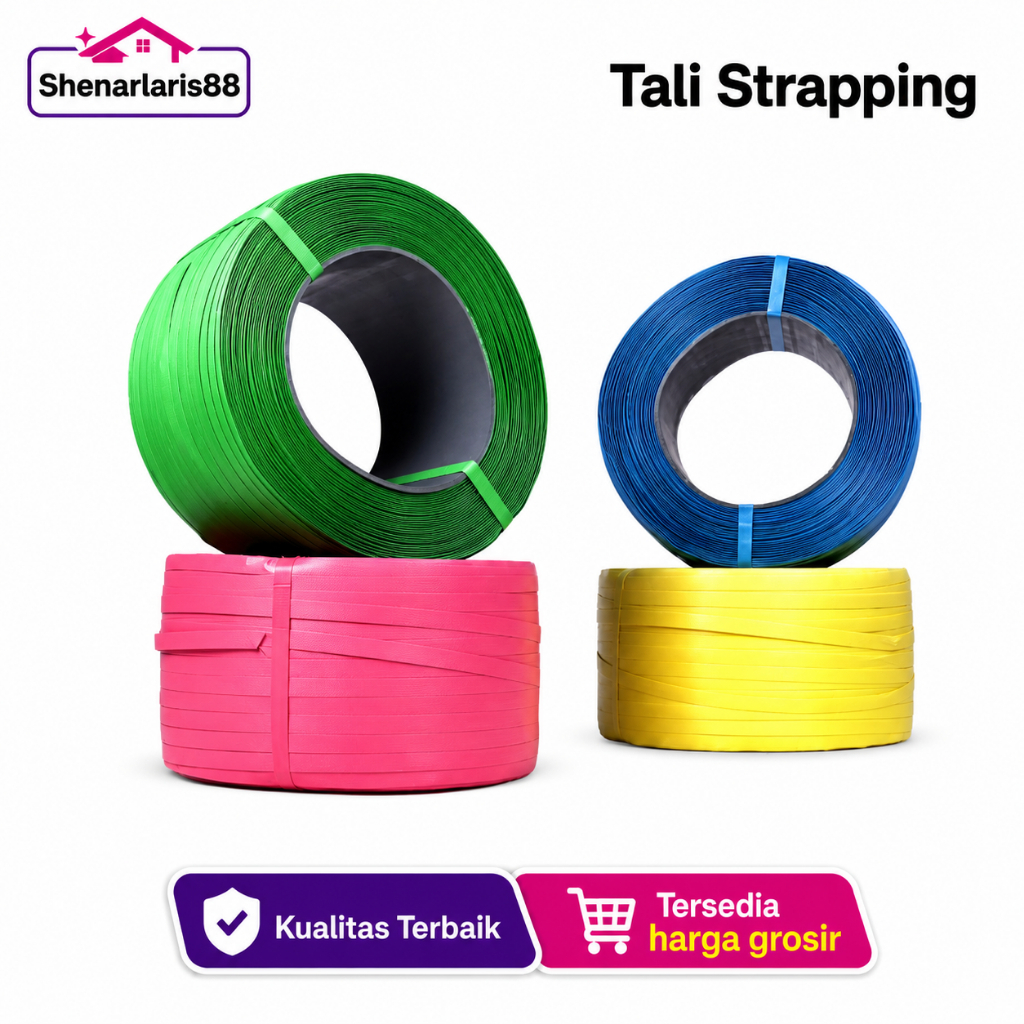 Tali Strapping 12 Straping Ikat Tali Strapping Band Tali Packing 1 Gulung 7Kg