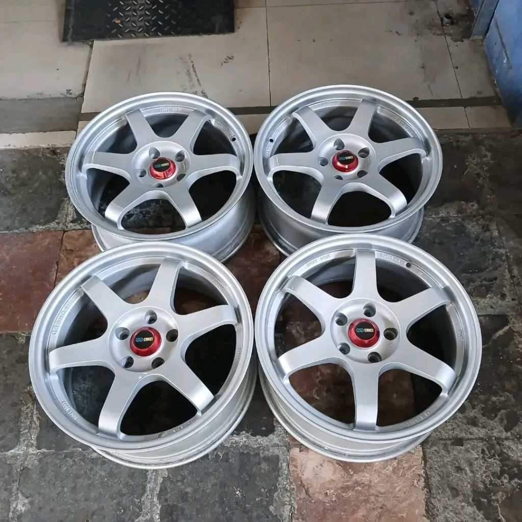 JUAL VELG RACING TE37 R17 X7,5 5X114 ET40 SLVR