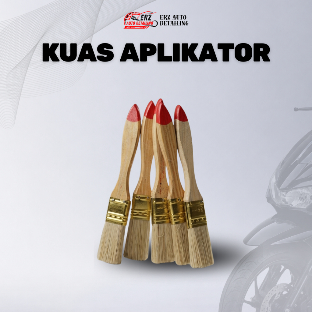 Kuas Detailing Pembersih Mesin Motor Velg Interior / Sikat Detailing Serbaguna ERZ