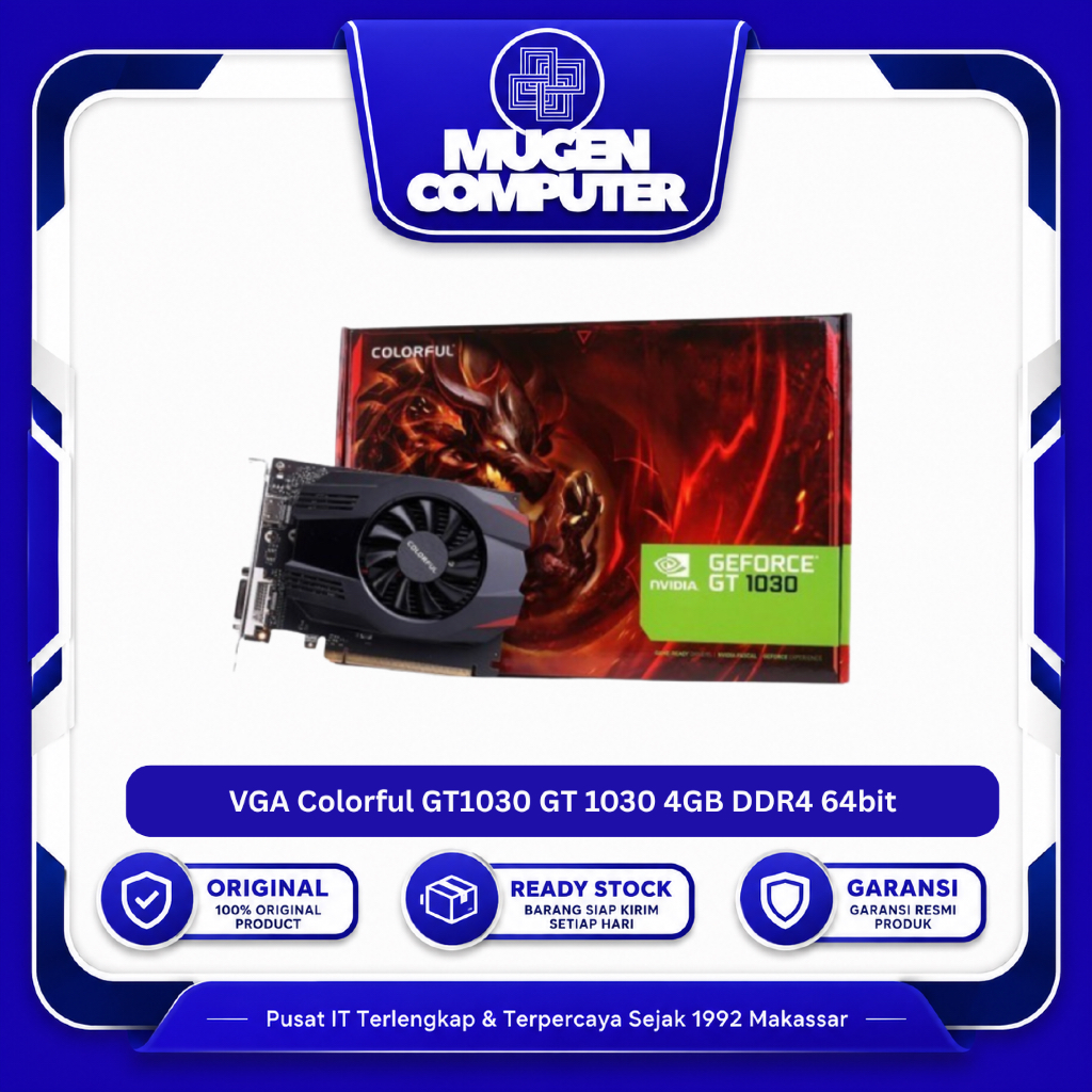 VGA Colorful GT1030 GT 1030 4GB DDR4 64bit