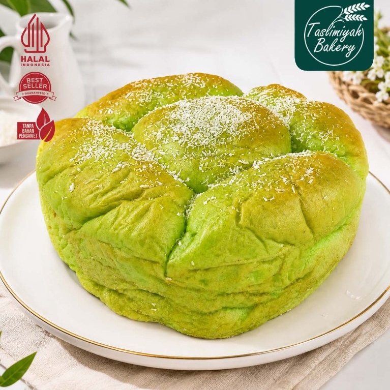 TASLIMIYAH BAKERY Roti Klepon 5 Rasa 350 Gram >> Klepon Bread Malang << Roti Enak / Roti Grosir / Sn