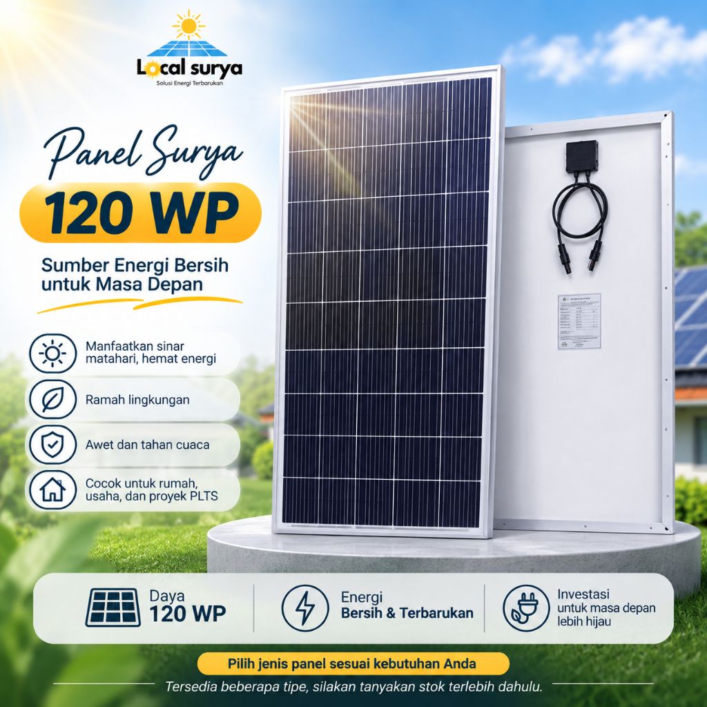Panel Surya 120 WP