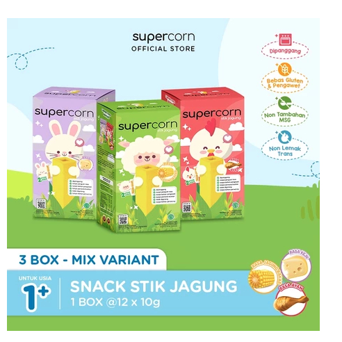 Supercorn - Snack Anak Halal Tanpa MSG