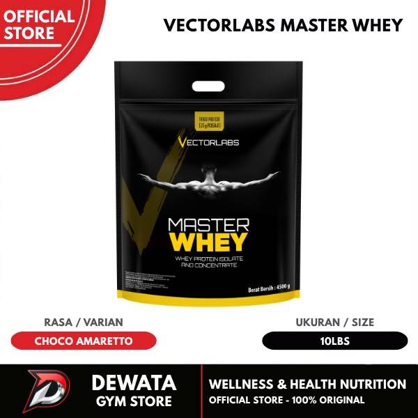 VectorLabs Master Whey 10 lbs BPOM Whey Protein Isolate Concentrate