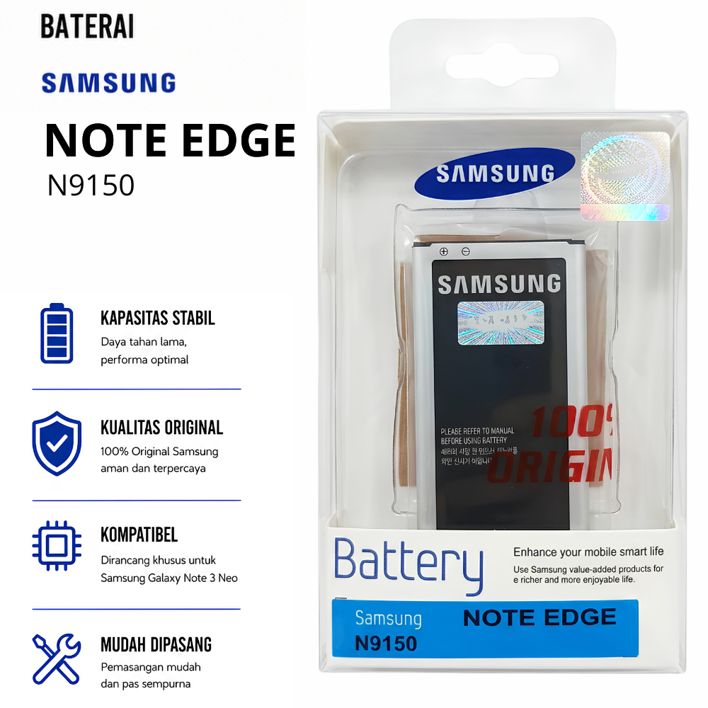 Batre Baterai Samsung Note EDGE N9150 Original Battery Samsung Note edge