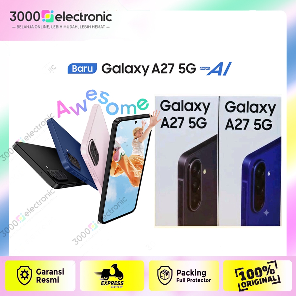 Samsung Galaxy A27 5G 6/128GB & 8/256GB | Hp AI | IP64 | 5000 mAh - 6GB - 8GB - 128GB - 256GB - Gara
