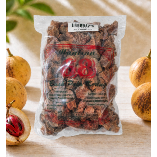 Manisan Buah Pala Kering Asin Khas Lampung