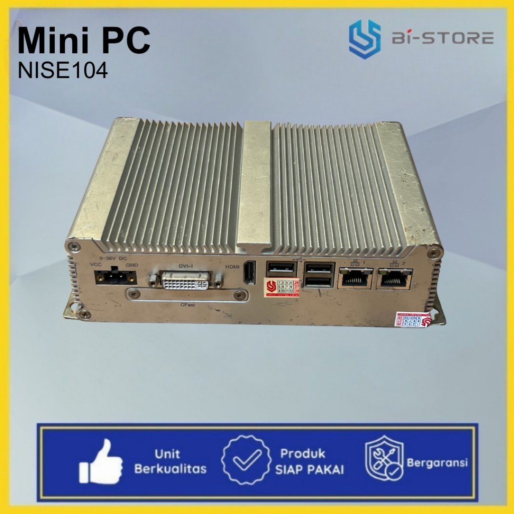 Mini PC Industrial Intel Atom D2550 Ram 2Gb DDR3 Dual LAN Dan 4 RS232