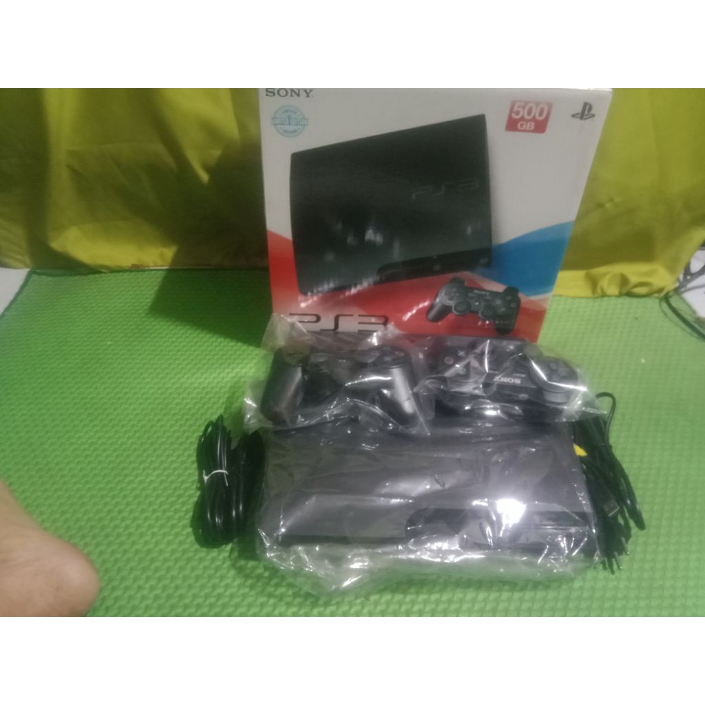 ps3 slim seri 3000 hd 500gb pull geme