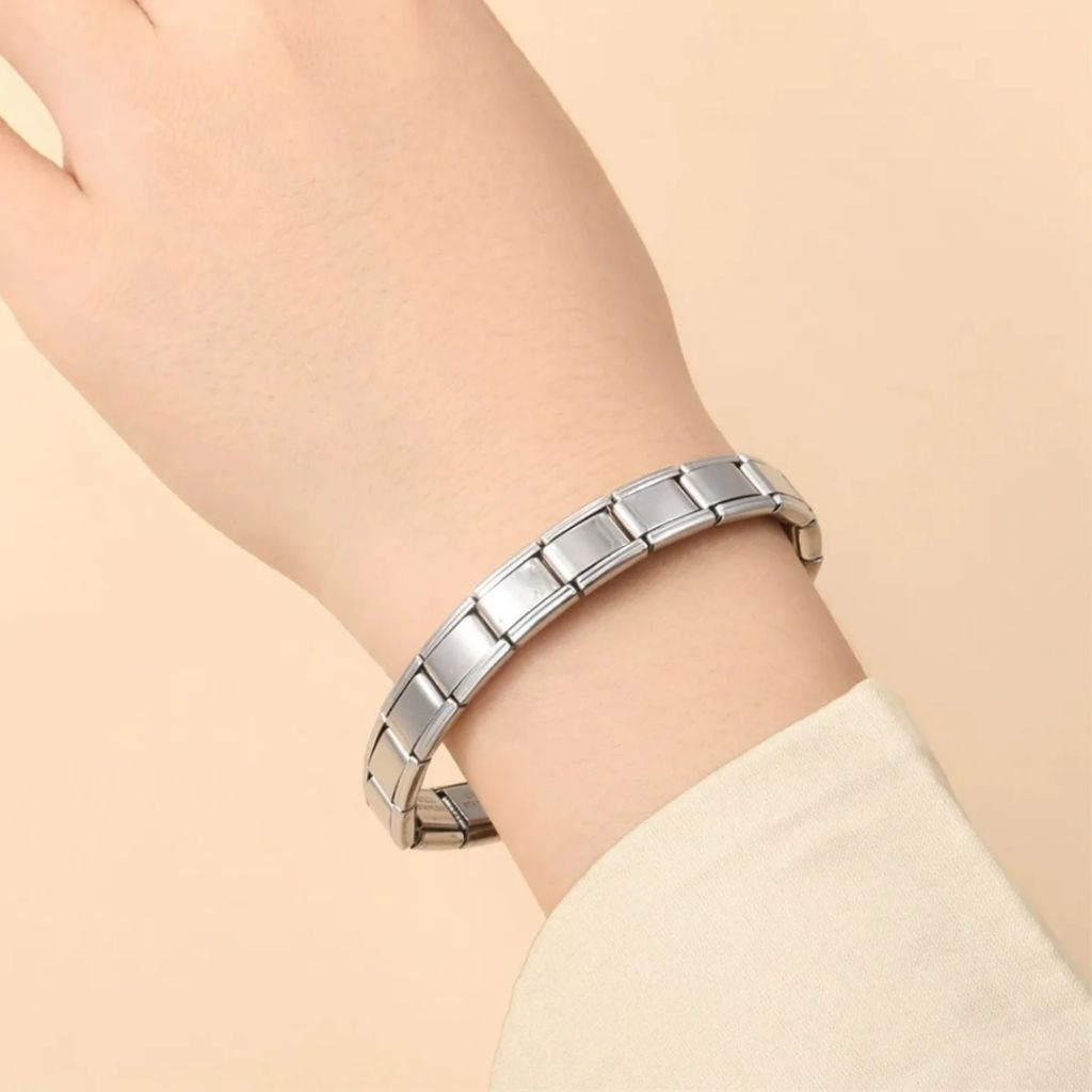 Gelang Rantai Jam Tangan | Gelang TITANIUM model PER Pria Wanita